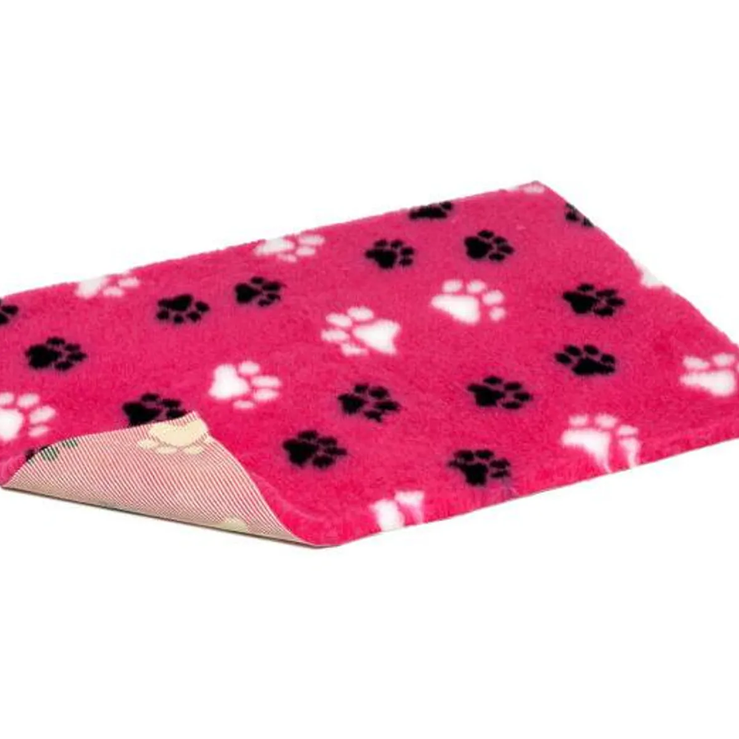 Vetbed, Duo-Paw Cerise with Black & White Paws, Petli