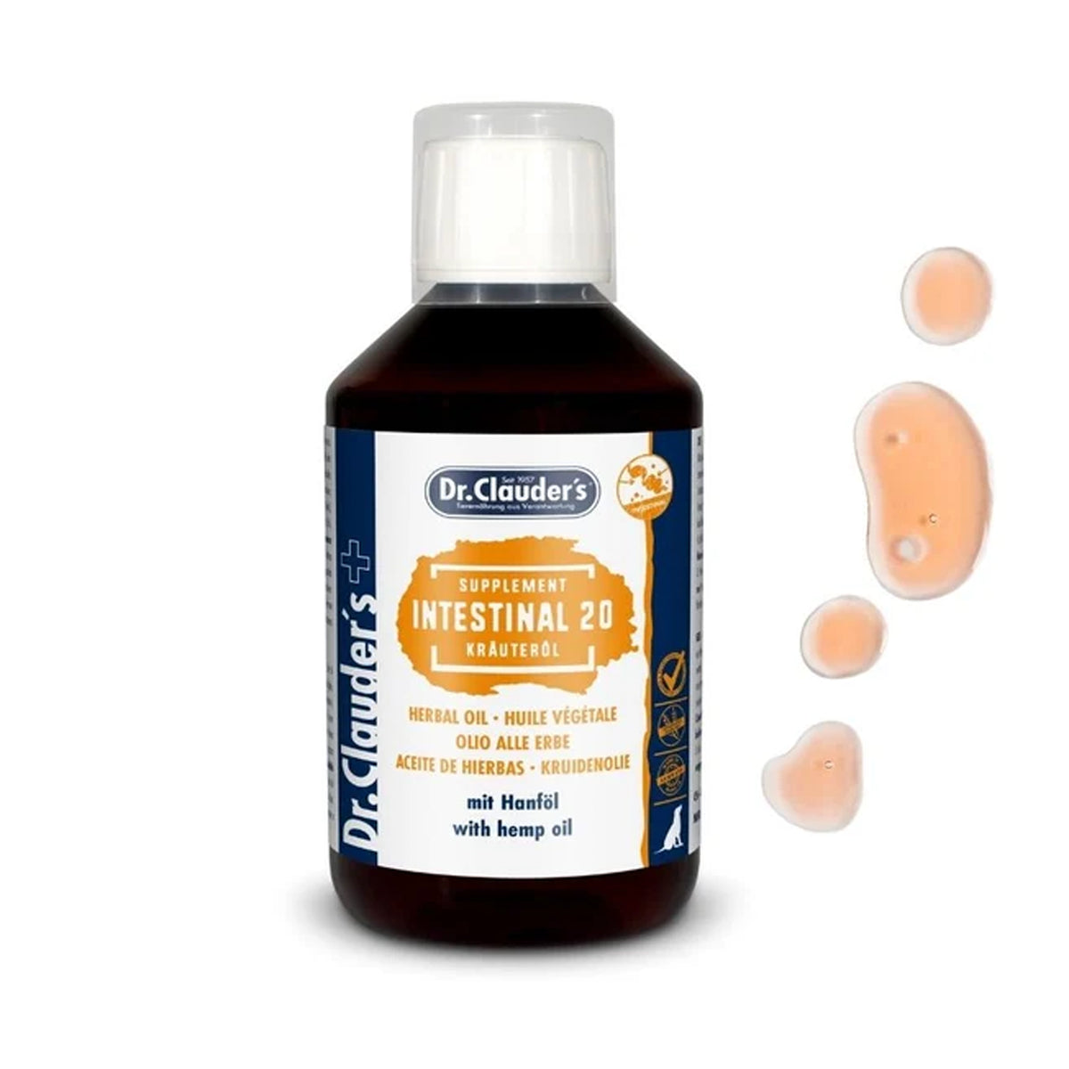 Dr.Clauder’s Intestinal 20-Herbal Oil – urteolje til hund 250 ml