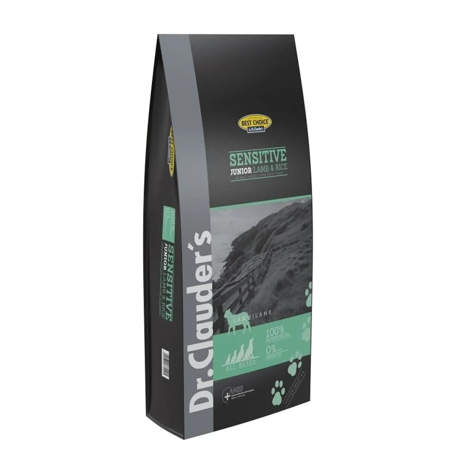 Dr.Clauder’s Junior All Breed Sensitive Lam & Ris – Valpefôr