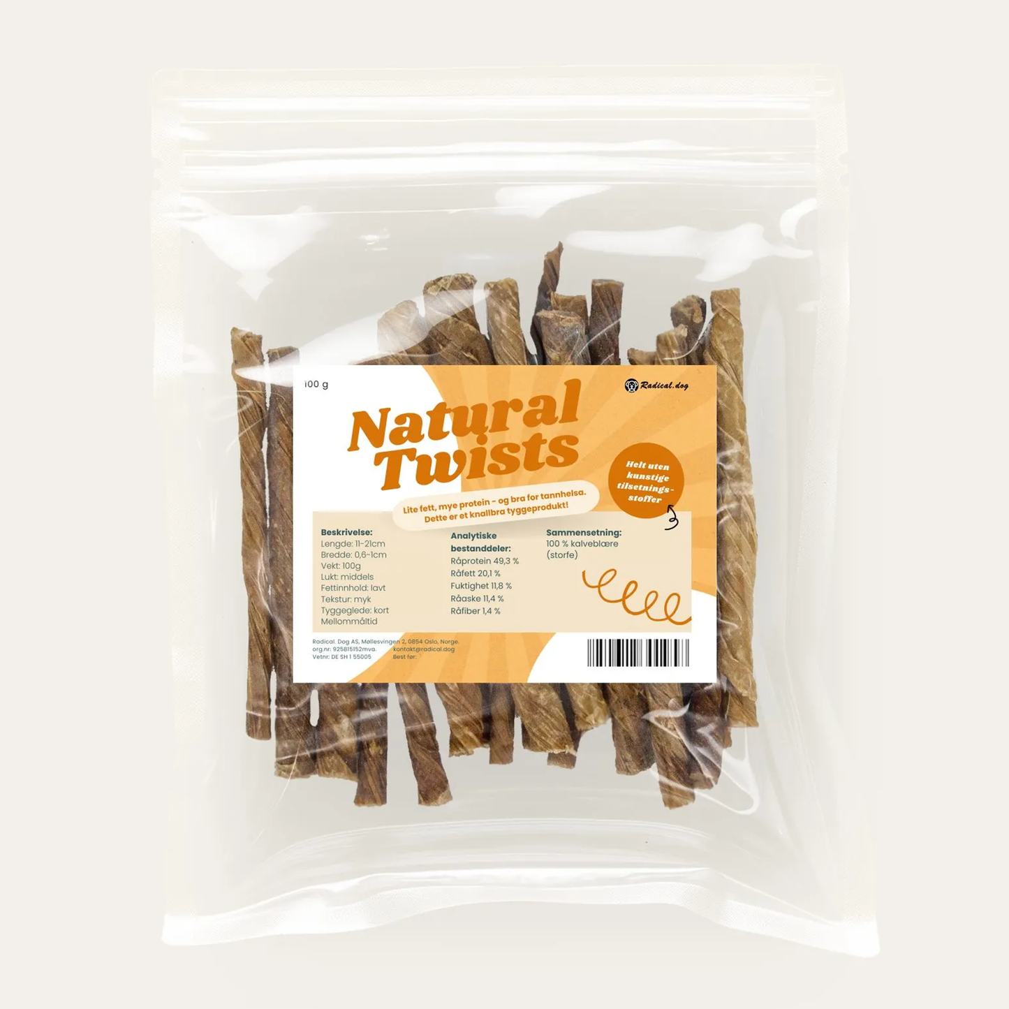 Natural Twists 100gr