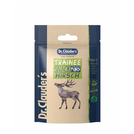 Dr.Clauders Trainee Dog Snack Mini Venison 50g