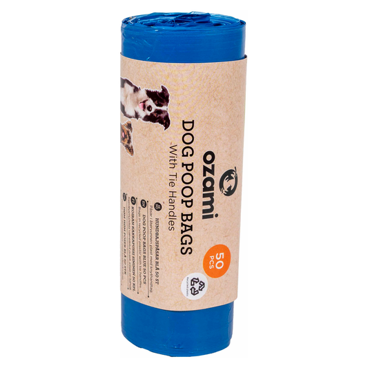 Ozami hundeposer med knytehåndtak - blå - K9shop