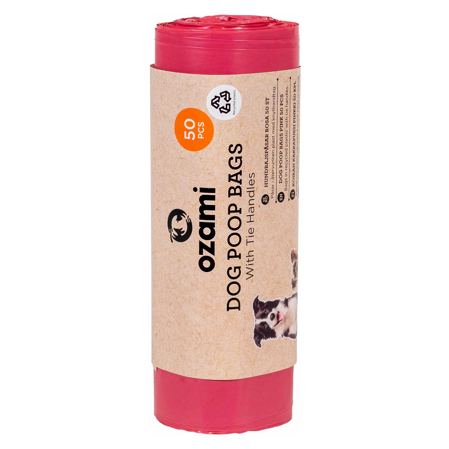 Ozami hundeposer med knytehåndtak - Rød - K9shop