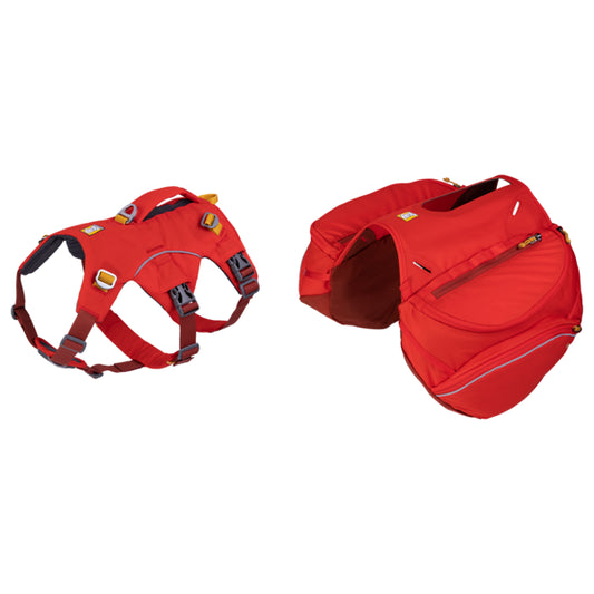 RUFFWEAR PALISADES PACK HUNDEKLØV - RED SUMAC