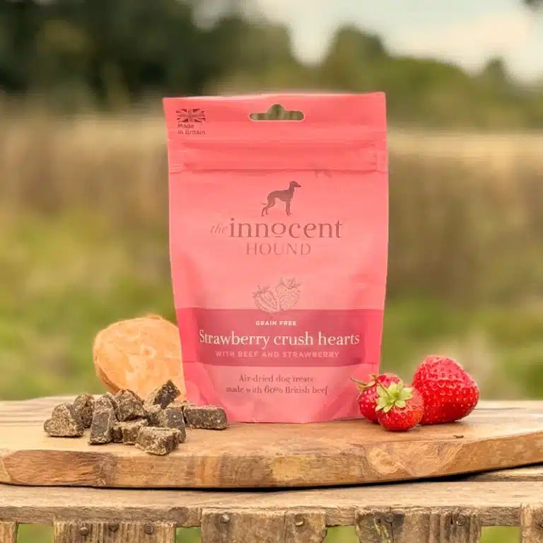The Innocent Hound Jordbærhjerter med Storfe
