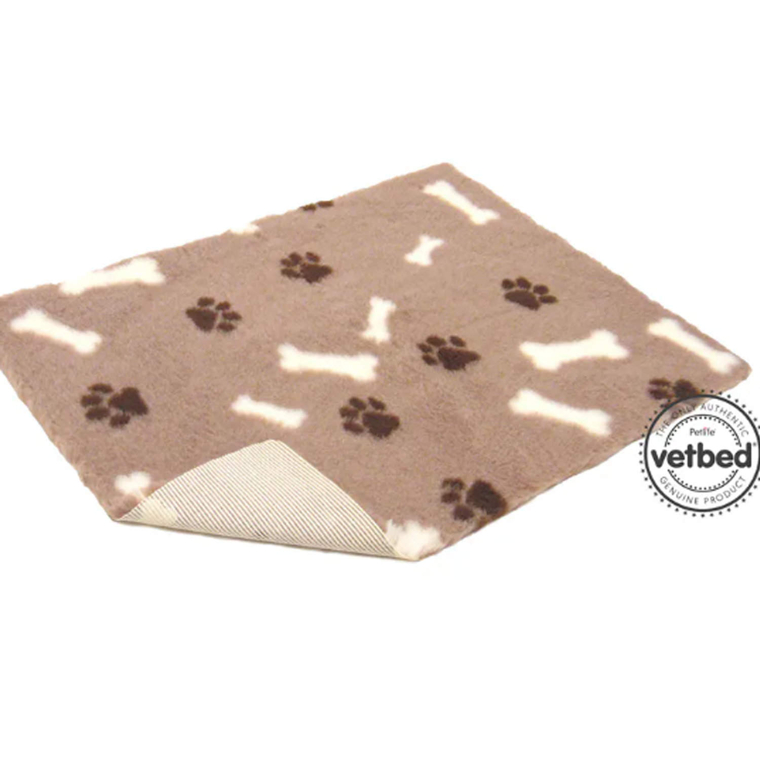 Vetbed, Mink Whit Bone And Paws, Petlife - K9shop